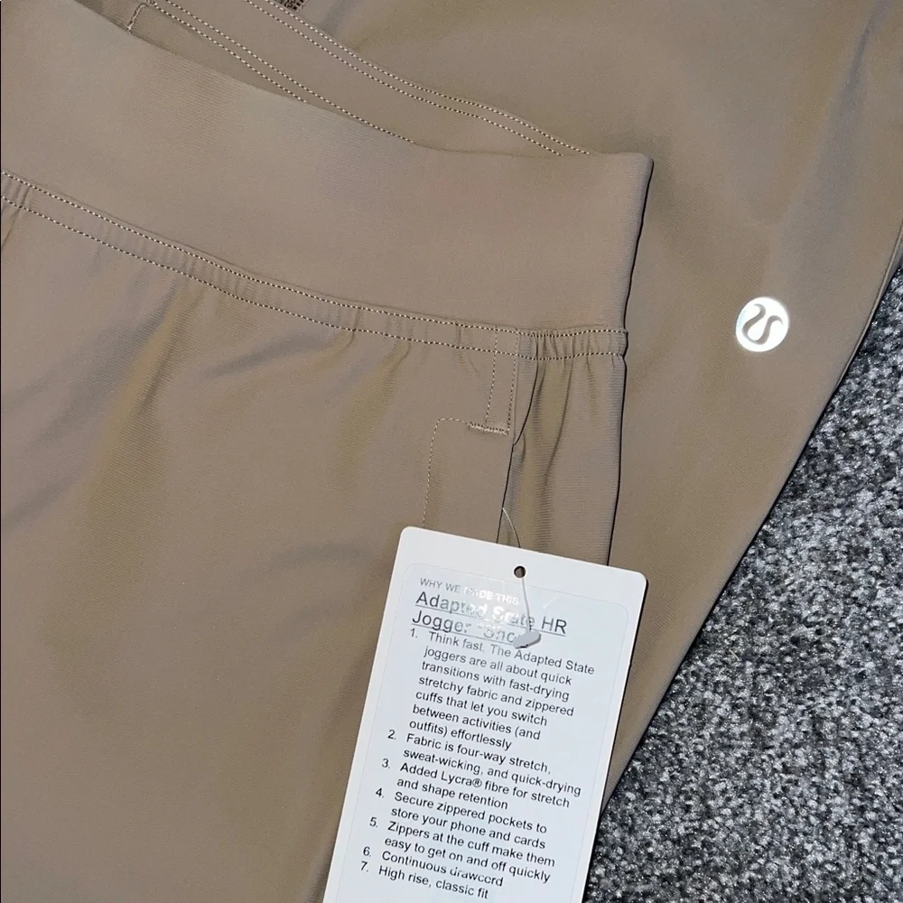 Lululemon Adapted State HR Jogger *Short Women’s Size 2- NWT - Picture 4 of 6